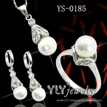 Fashion 925 Silver Pearl Jewelry Set (YS-0185)